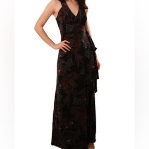 Veronica M Flower Maxi Dress